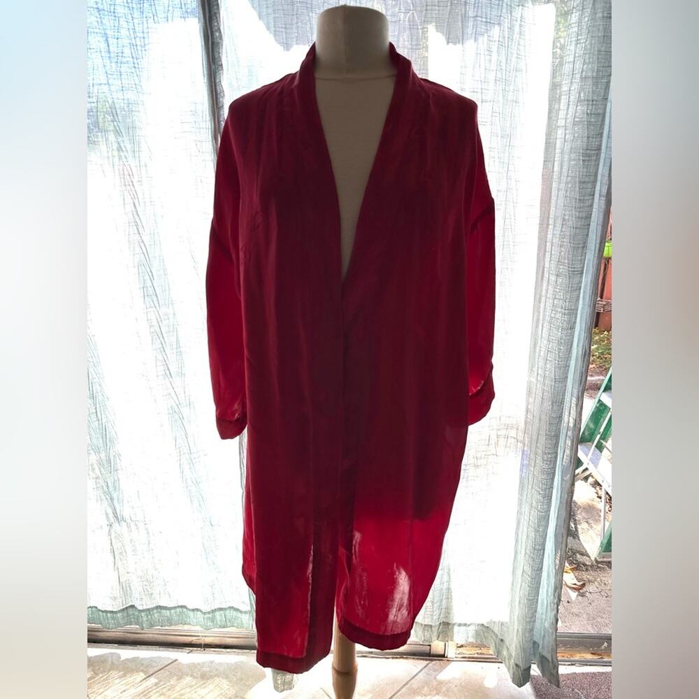 Victoria’s Secret Red Heart Striped Robe OS